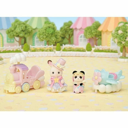 Playset Sylvanian Families Amusement Park Ride - Plane & Train Multicolor - Jucarii si jocuri, Păpuși și figurine