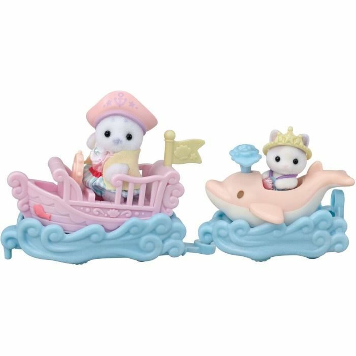 Playset Sylvanian Families Amusement Park Ride - Ride the Waves Multicolor - Jucarii si jocuri, Păpuși și figurine