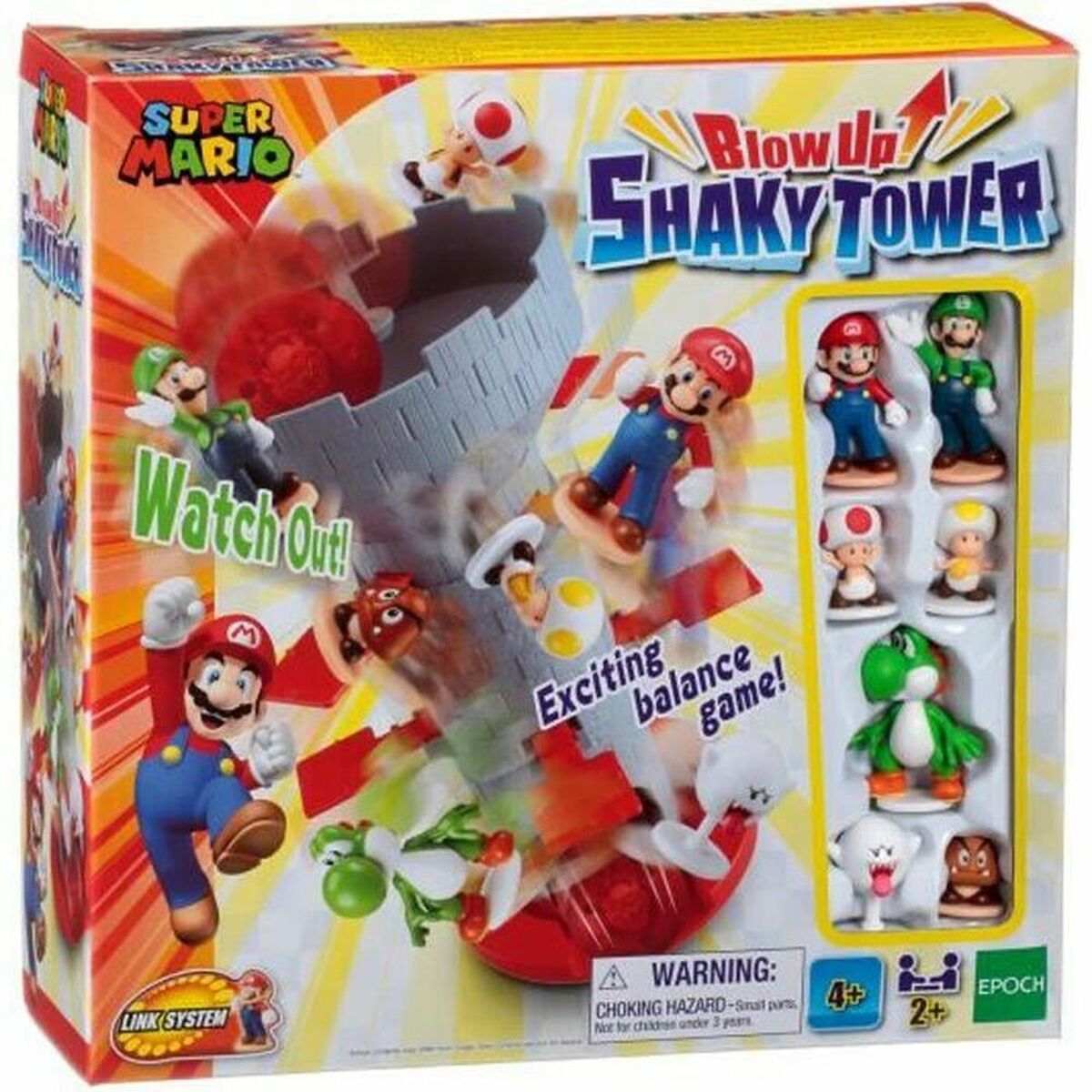 Joc Educativ EPOCH D'ENFANCE Super Mario Blow Up! Multicolor (1 Piese) - Jucarii si jocuri, Jocuri și accesorii