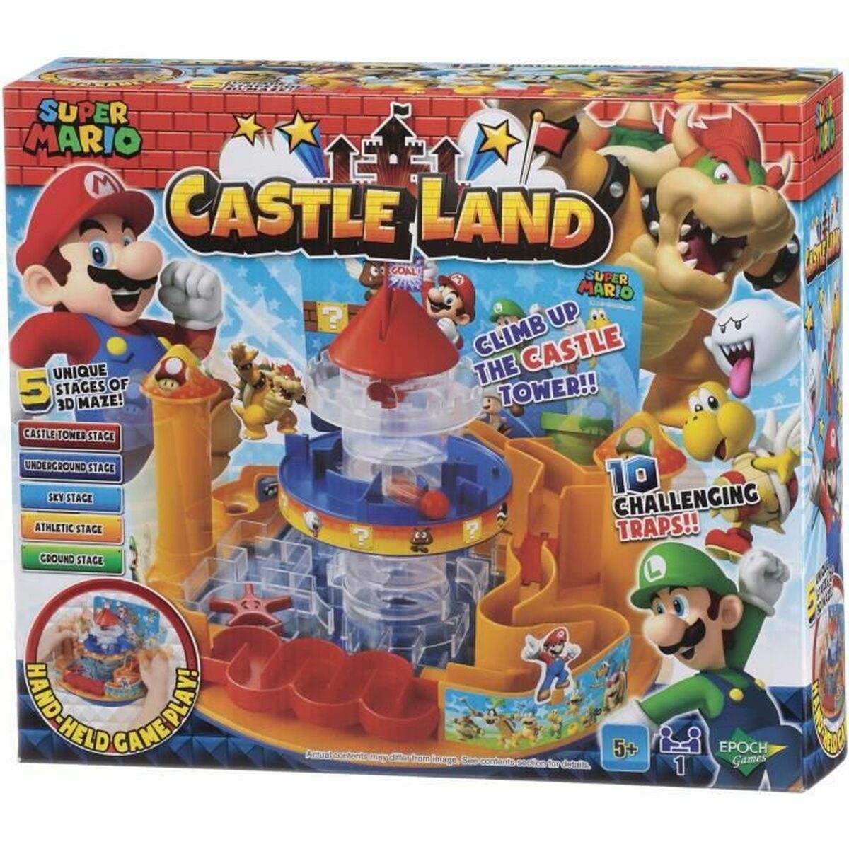Joc de Masă EPOCH D'ENFANCE Super Mario Casteland - Jucarii si jocuri, Jocuri și accesorii