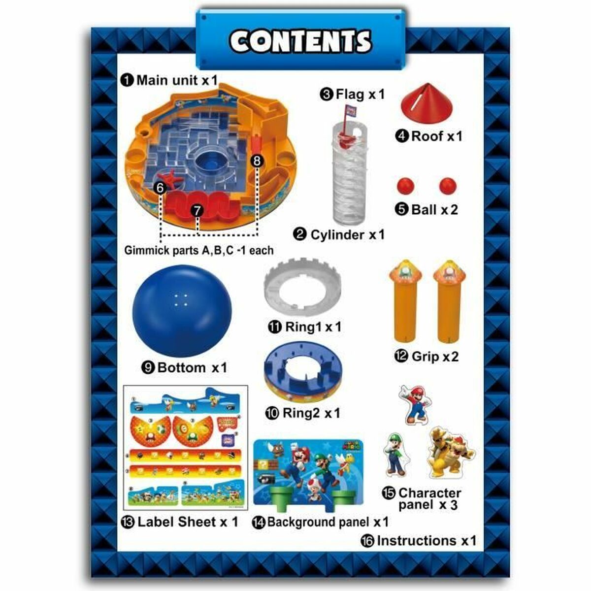 Joc de Masă EPOCH D'ENFANCE Super Mario Casteland - Jucarii si jocuri, Jocuri și accesorii