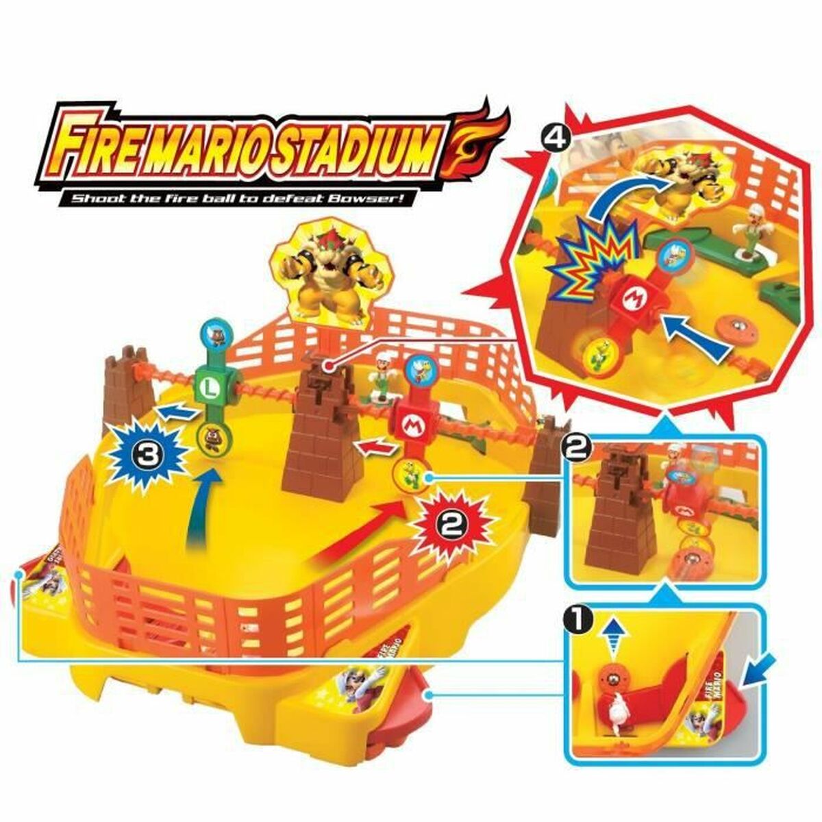 Joc de Masă Super Mario Fire Mario Stadium - Jucarii si jocuri, Jocuri și accesorii