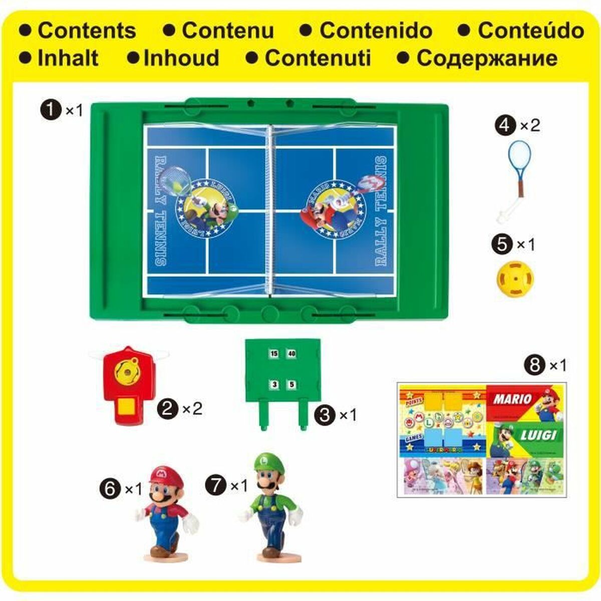Joc de Masă EPOCH D'ENFANCE Super Mario Rally Tennis (FR) Multicolor - Jucarii si jocuri, Jocuri și accesorii