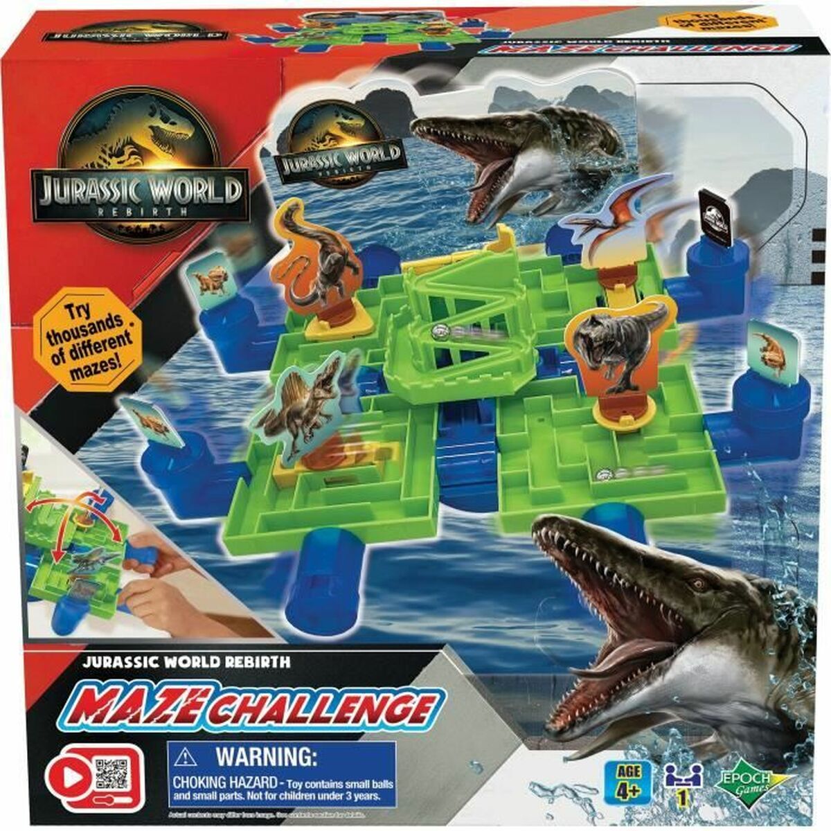 Joc de Masă EPOCH D'ENFANCE Jurassic World Maze Challenge - Jucarii si jocuri, Jocuri și accesorii