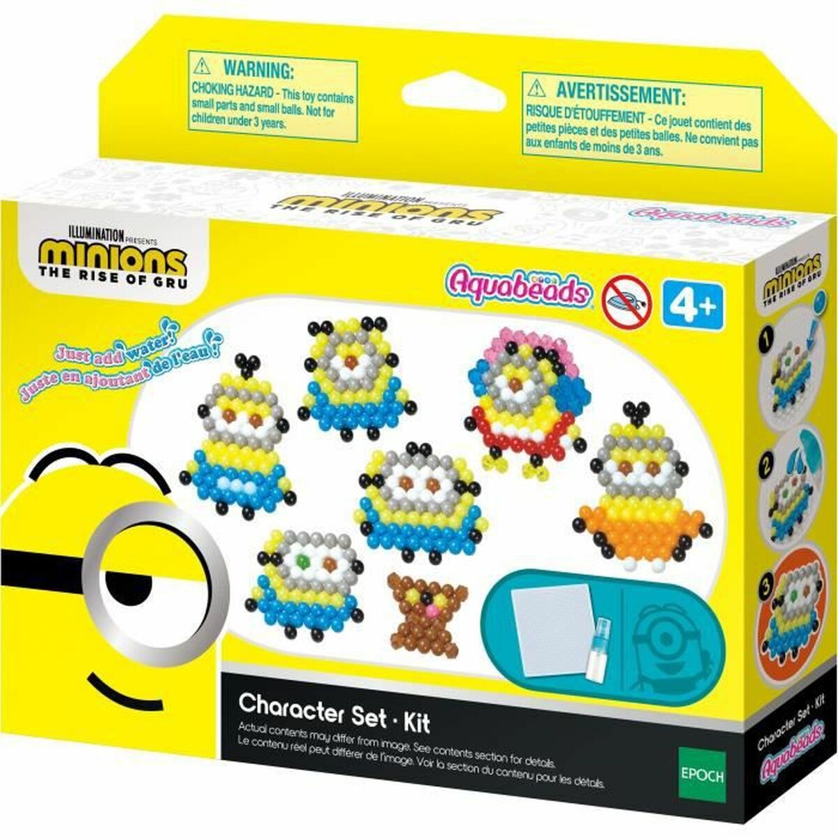Mărgele Aquabeads Minions - Jucarii si jocuri, Activități creative