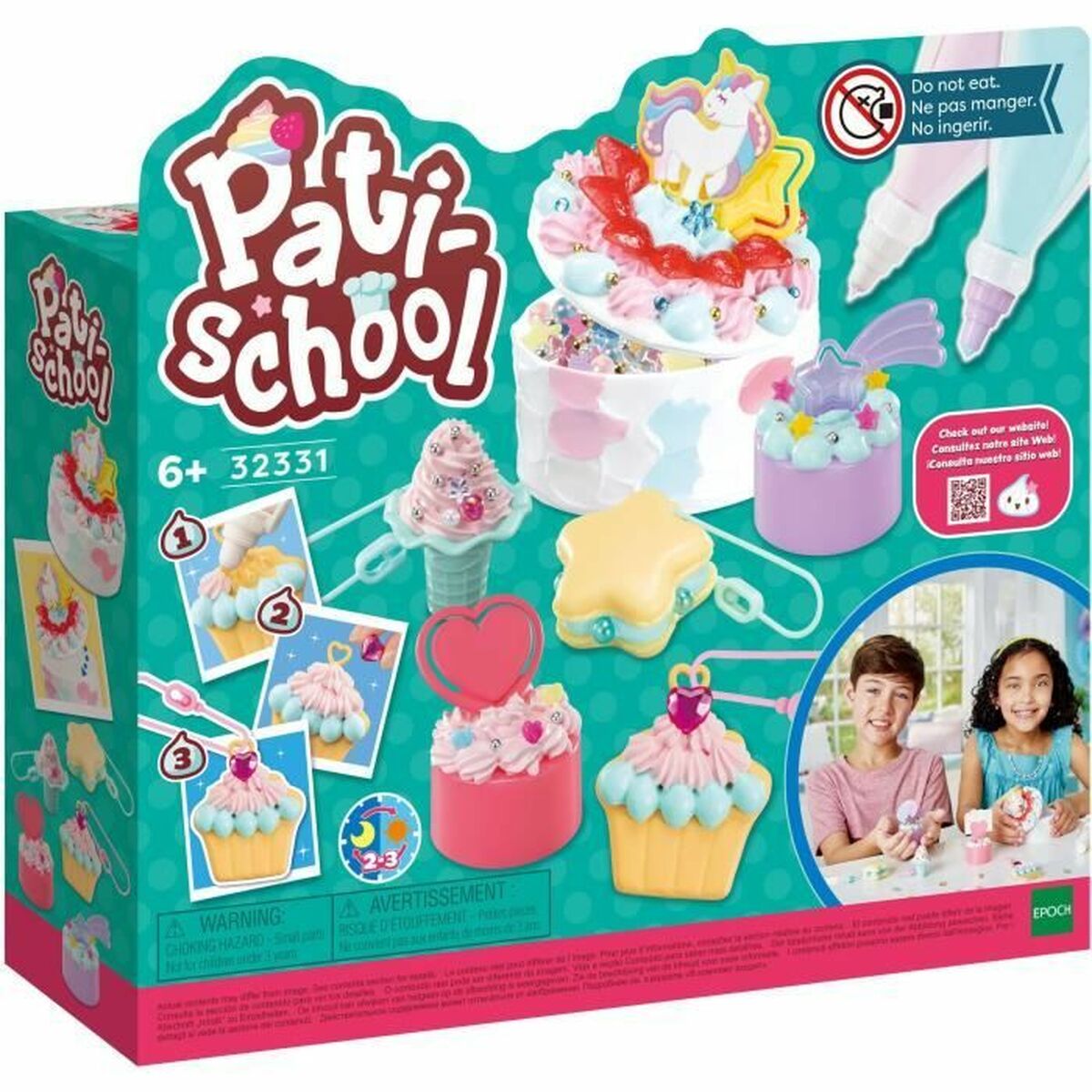 Set de Lucru Manual EPOCH D'ENFANCE Pati school Cakes (FR) - Jucarii si jocuri, Activități creative