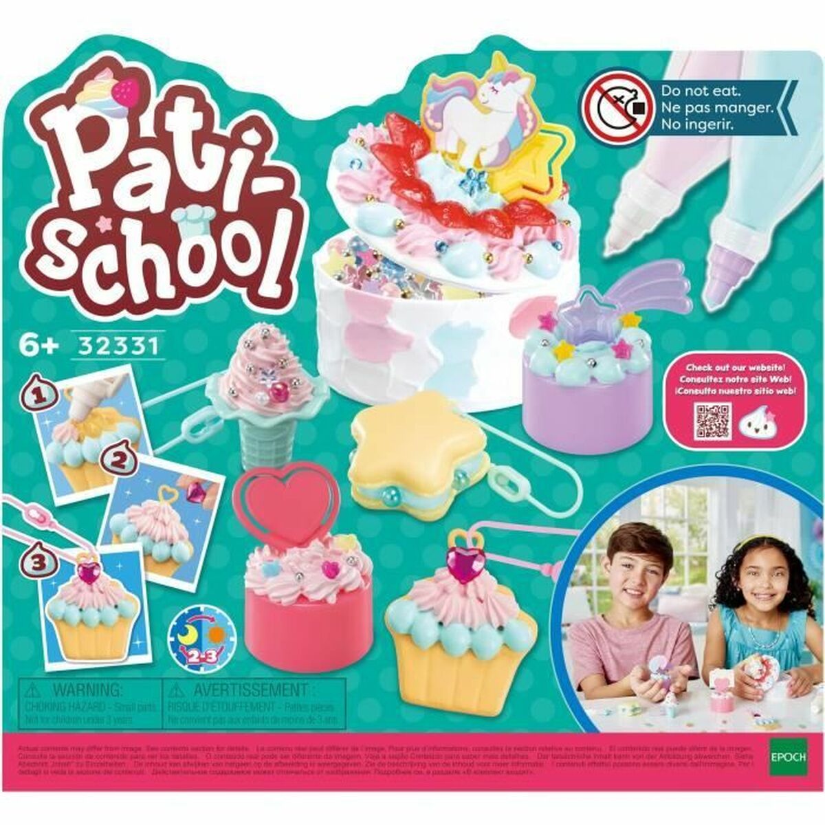 Set de Lucru Manual EPOCH D'ENFANCE Pati school Cakes (FR) - Jucarii si jocuri, Activități creative