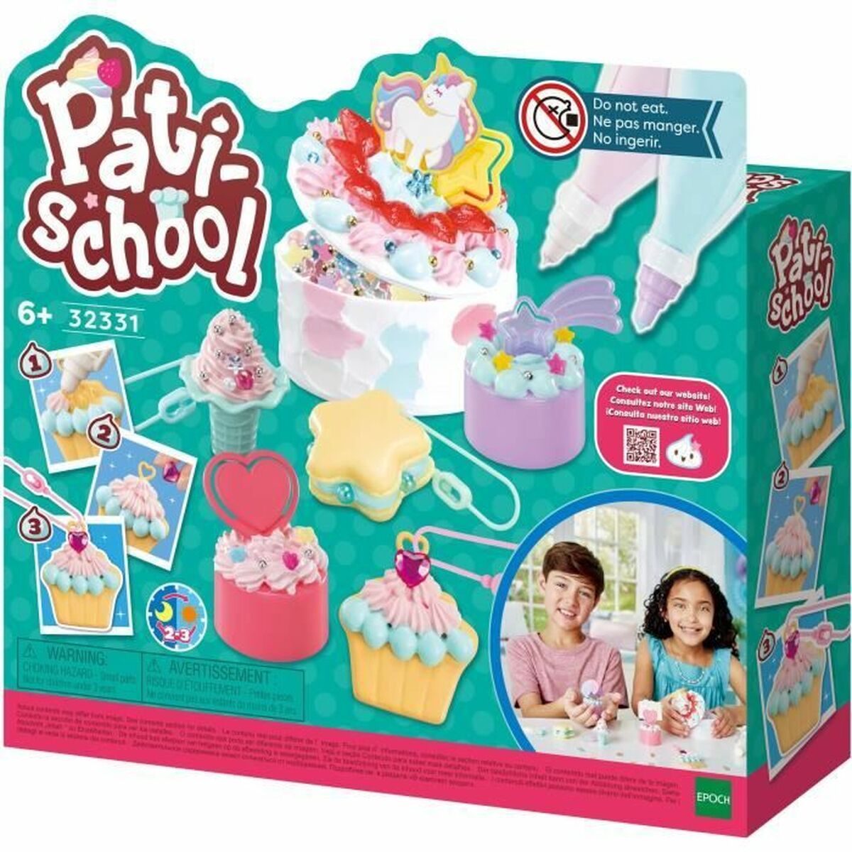 Set de Lucru Manual EPOCH D'ENFANCE Pati school Cakes (FR) - Jucarii si jocuri, Activități creative