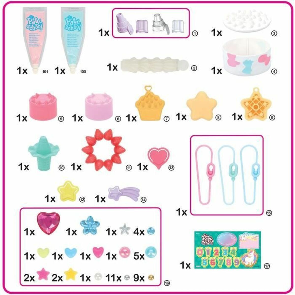 Set de Lucru Manual EPOCH D'ENFANCE Pati school Cakes (FR) - Jucarii si jocuri, Activități creative