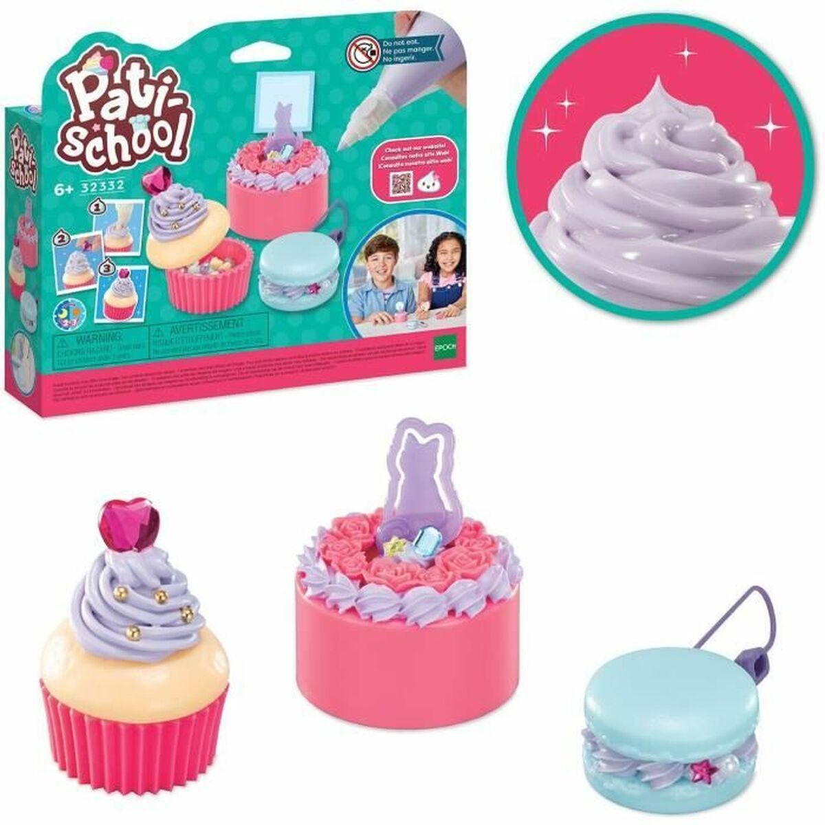 Set de Lucru Manual EPOCH D'ENFANCE Pati School Cakes - Jucarii si jocuri, Activități creative