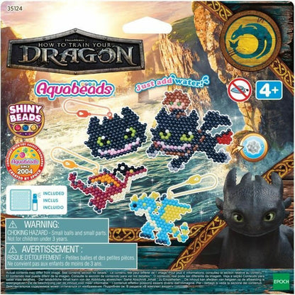 Set de Lucru Manual Aquabeads Dragons (800 Piese) - Jucarii si jocuri, Activități creative
