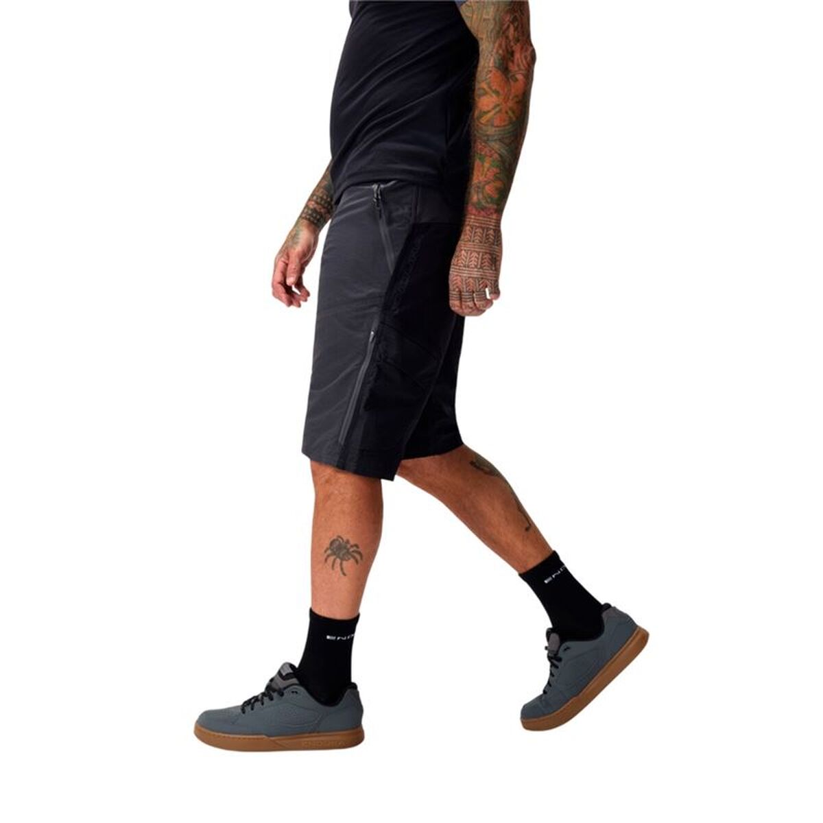 Pantaloni Scurți Sport pentru Bărbați Endura Hummvee Short Gy Gri închis Ciclism - Sport și în aer liber, Ciclism