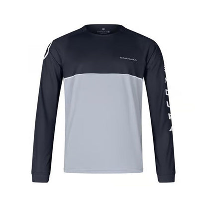 Tricou de ciclism Endura Core Printed Bleumarin - Sport și în aer liber, Ciclism