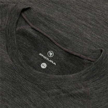 Tricou de ciclism Endura Baabaa Pro Baselayer Gri închis - Sport și în aer liber, Ciclism