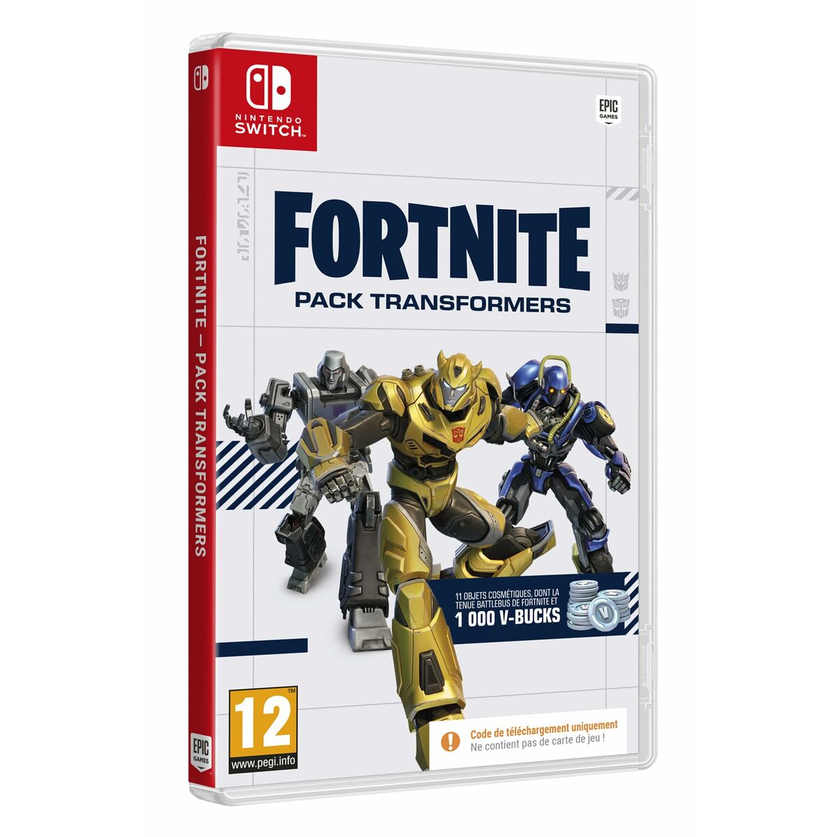 Joc video pentru Switch Fortnite Pack Transformers (FR) Cod de descărcare - Electronică, Joc video