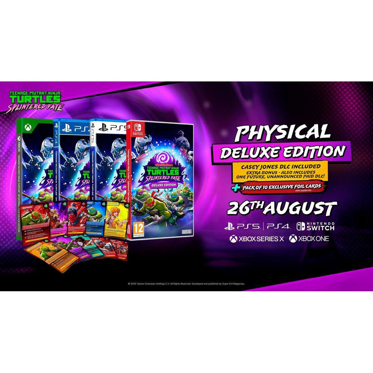 Joc video pentru Switch Just For Games Teenage Mutant Ninja Turtles Splintered Fate - Electronică, Joc video