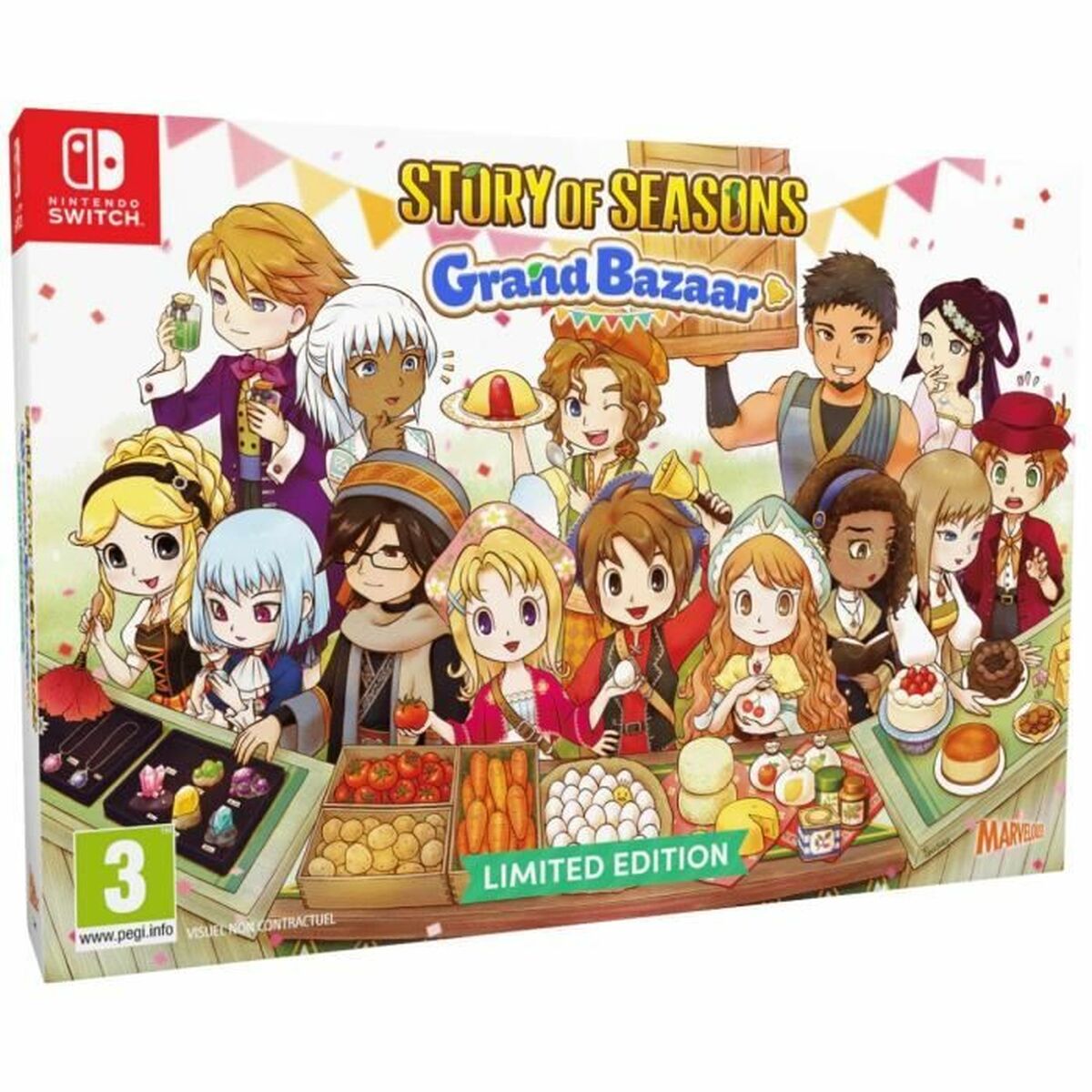 Joc video pentru Switch Just For Games Story of Seasons Grand Bazaar : Limited Edition - Electronică, Joc video