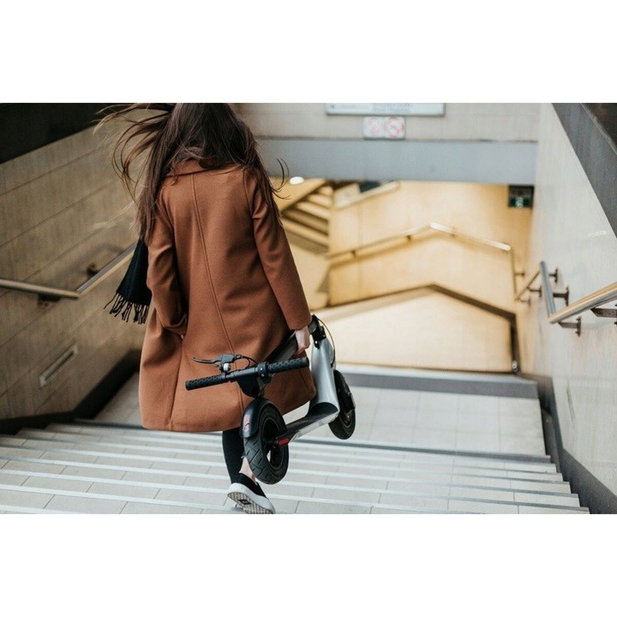 Trotinetă Electrică JIVR JSP-120-0 Negru Roșu Gri 350 W - Sport și în aer liber, Mobilitate urbană