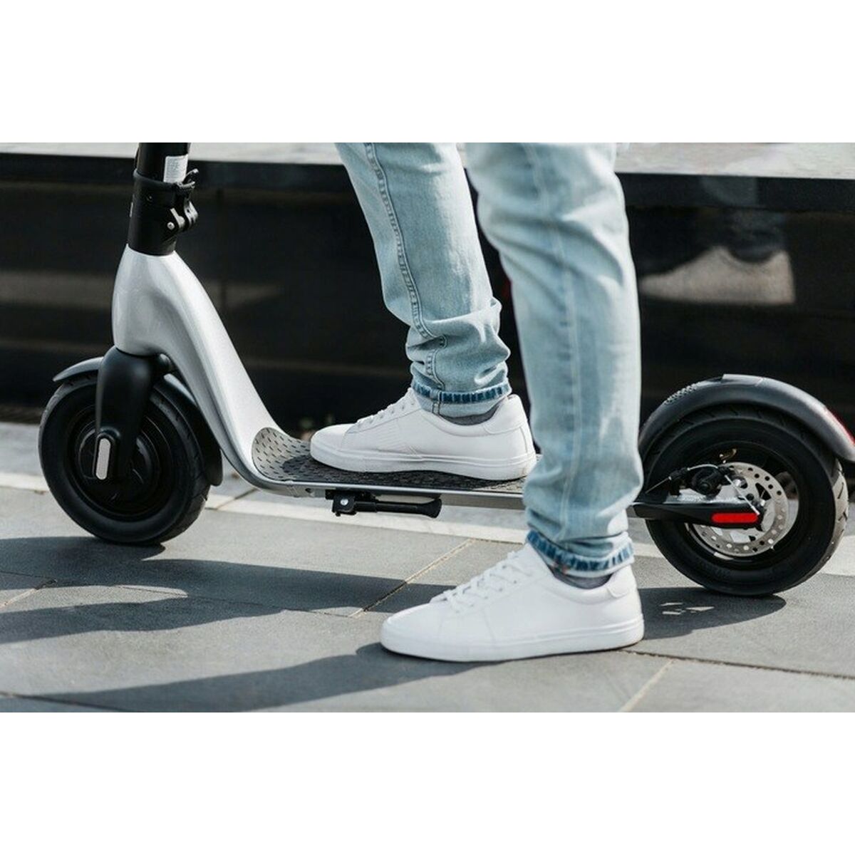 Trotinetă Electrică JIVR JSP-120-0 Negru Roșu Gri 350 W - Sport și în aer liber, Mobilitate urbană