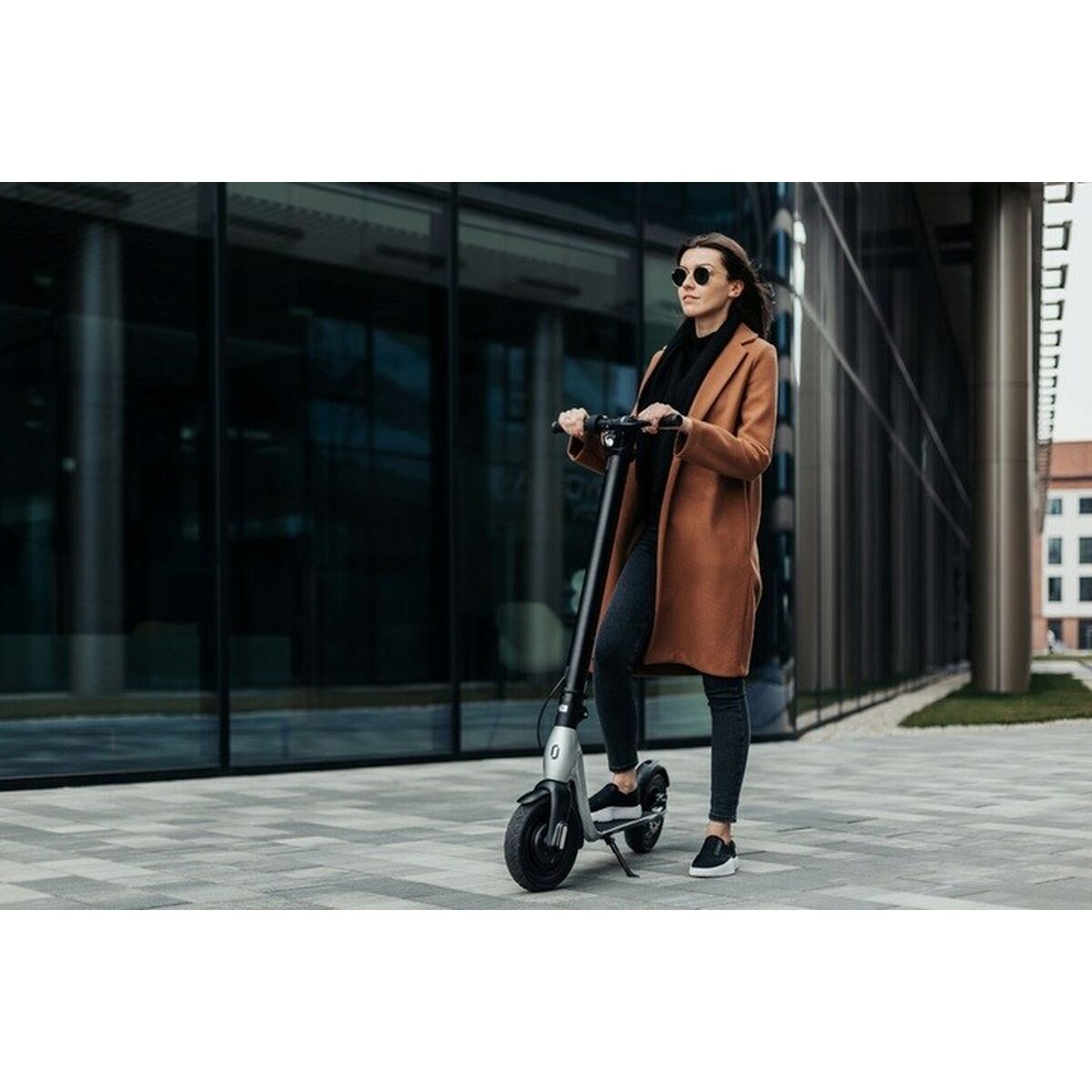 Trotinetă Electrică JIVR JSP-120-0 Negru Roșu Gri 350 W - Sport și în aer liber, Mobilitate urbană