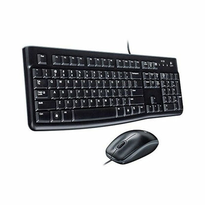 Tastatură și Mouse Optic Logitech 920-002562 Negru Engleză QWERTY - Tehnică de calcul, Accesorii