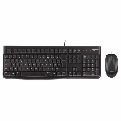 Tastatură și Mouse Optic Logitech 920-002562 Negru Engleză QWERTY - Tehnică de calcul, Accesorii
