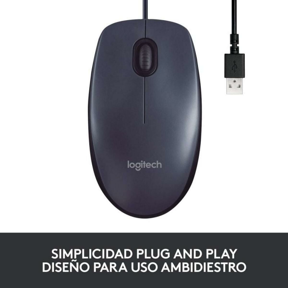 Mouse Logitech B100 Negru 800 dpi - Tehnică de calcul, Accesorii