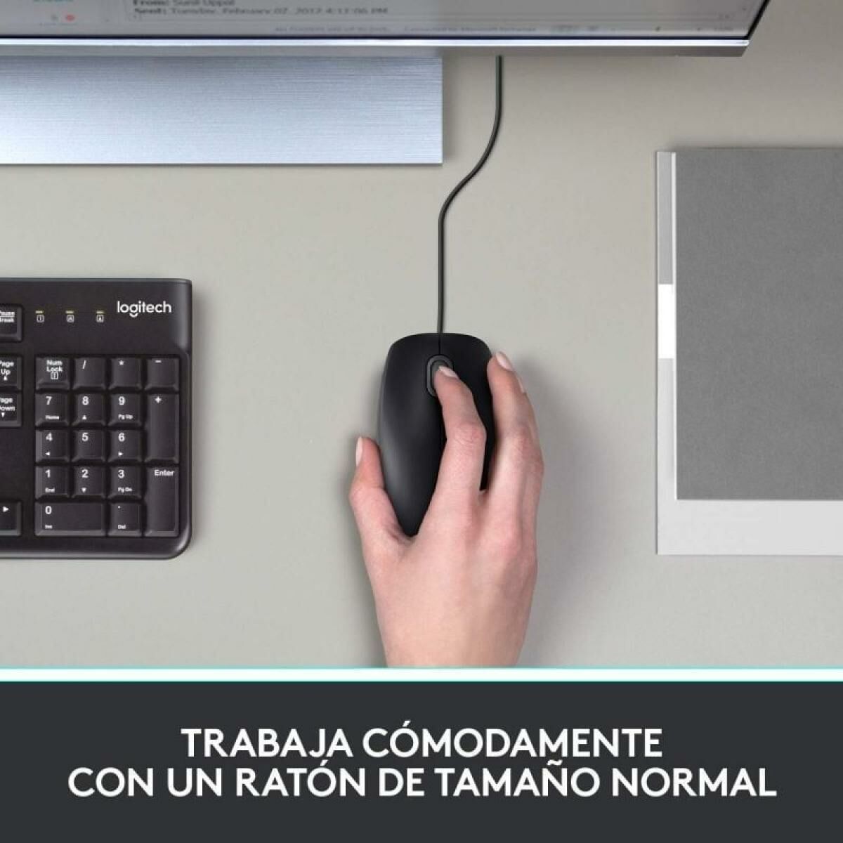 Mouse Logitech B100 Negru 800 dpi - Tehnică de calcul, Accesorii