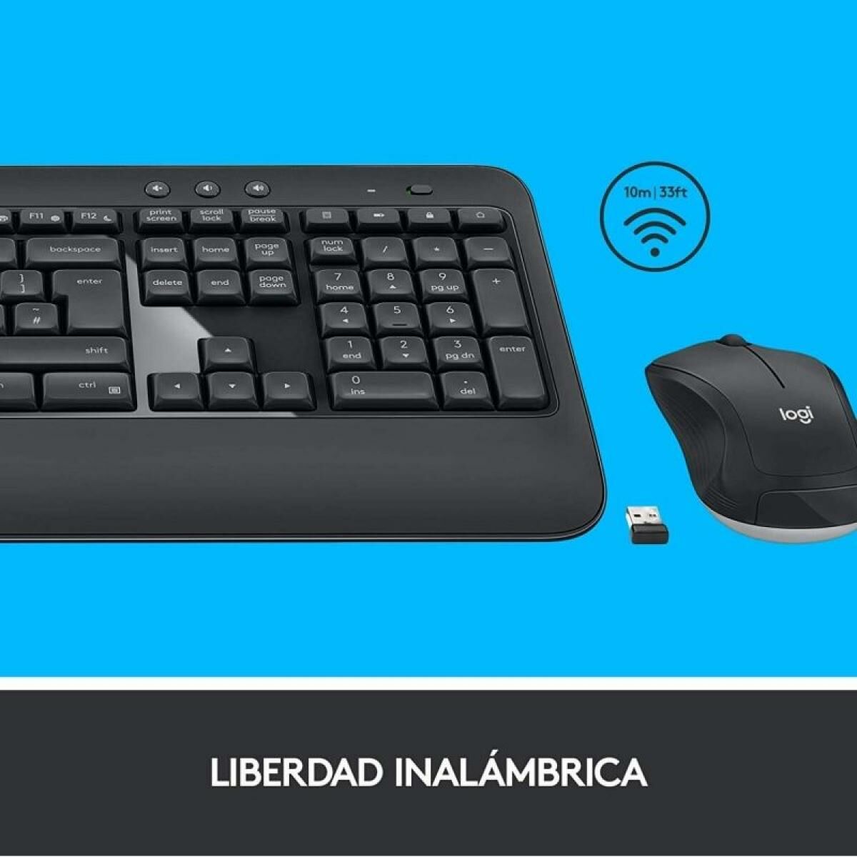 Tastatură și Mouse Gaming Logitech MK540 Advanced Negru Spaniolă Qwerty Spaniolă QWERTY - Tehnică de calcul, Accesorii