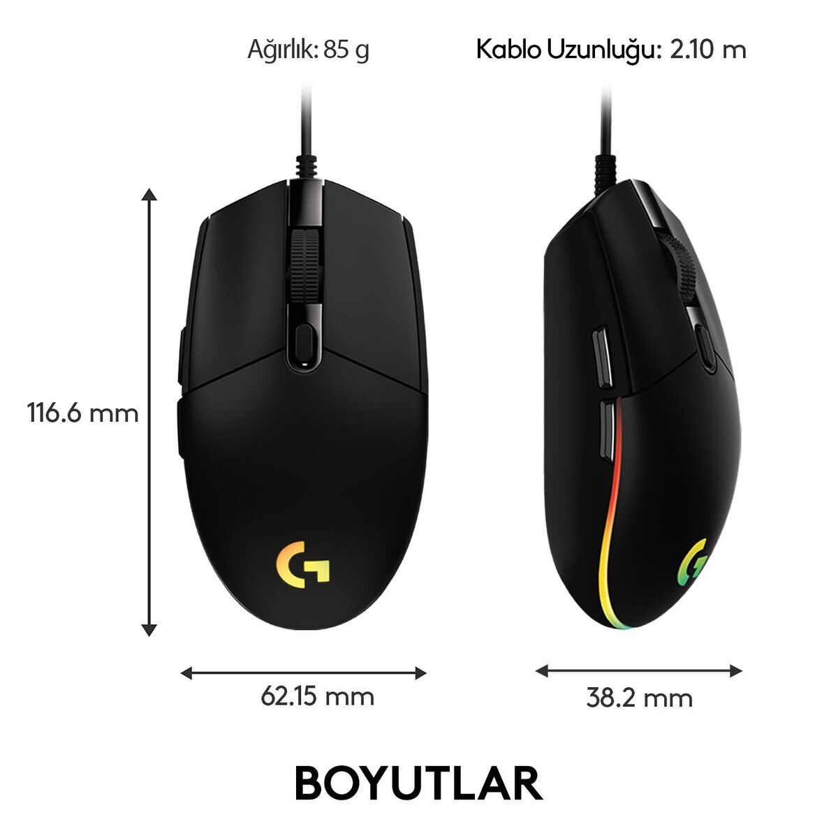 Mouse Gaming Logitech 910-005823 8000 dpi Negru Wireless - Tehnică de calcul, Accesorii