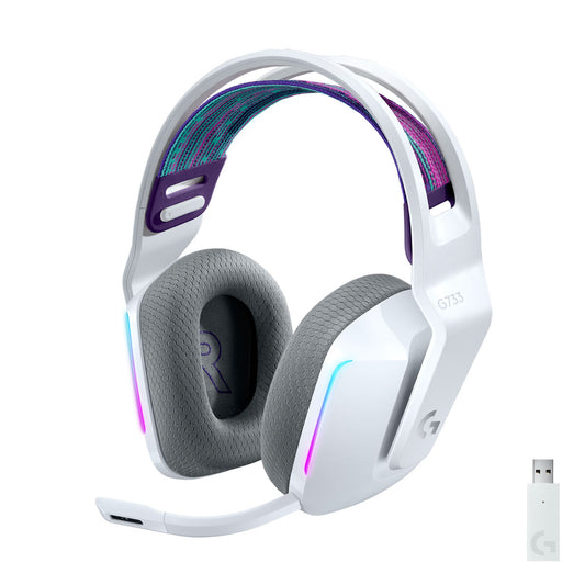 Căști fără Fir Logitech G733 Alb - Electronică, Joc video