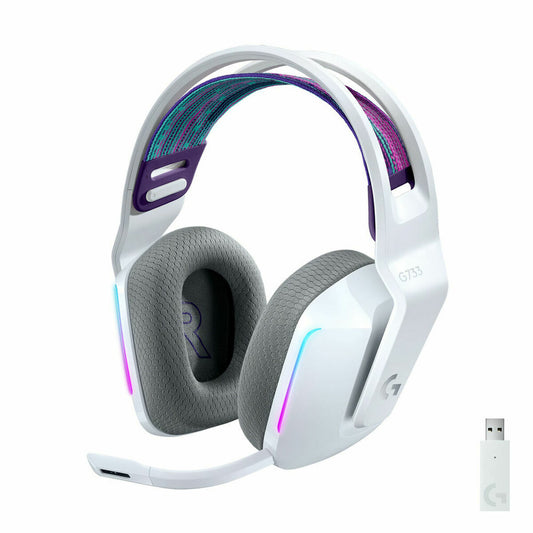 Căști fără Fir Logitech G733 Alb - Electronică, Joc video