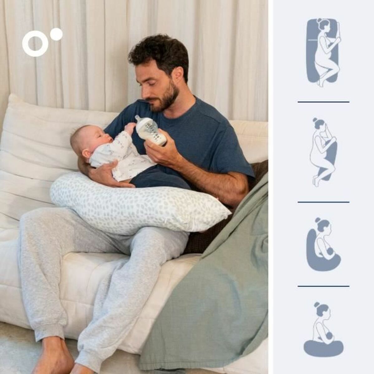Breastfeeding Cushion Doomoo Verde XXL (2 Unități) - Bebelus, Alăptarea și hrănirea