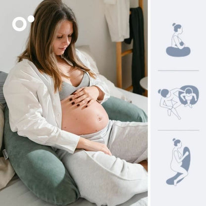 Pernă de Alăptare Doomoo Verde - Bebelus, Alăptarea și hrănirea