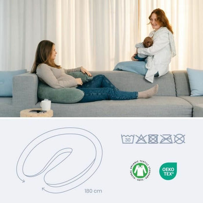 Pernă de Alăptare Doomoo Verde - Bebelus, Alăptarea și hrănirea