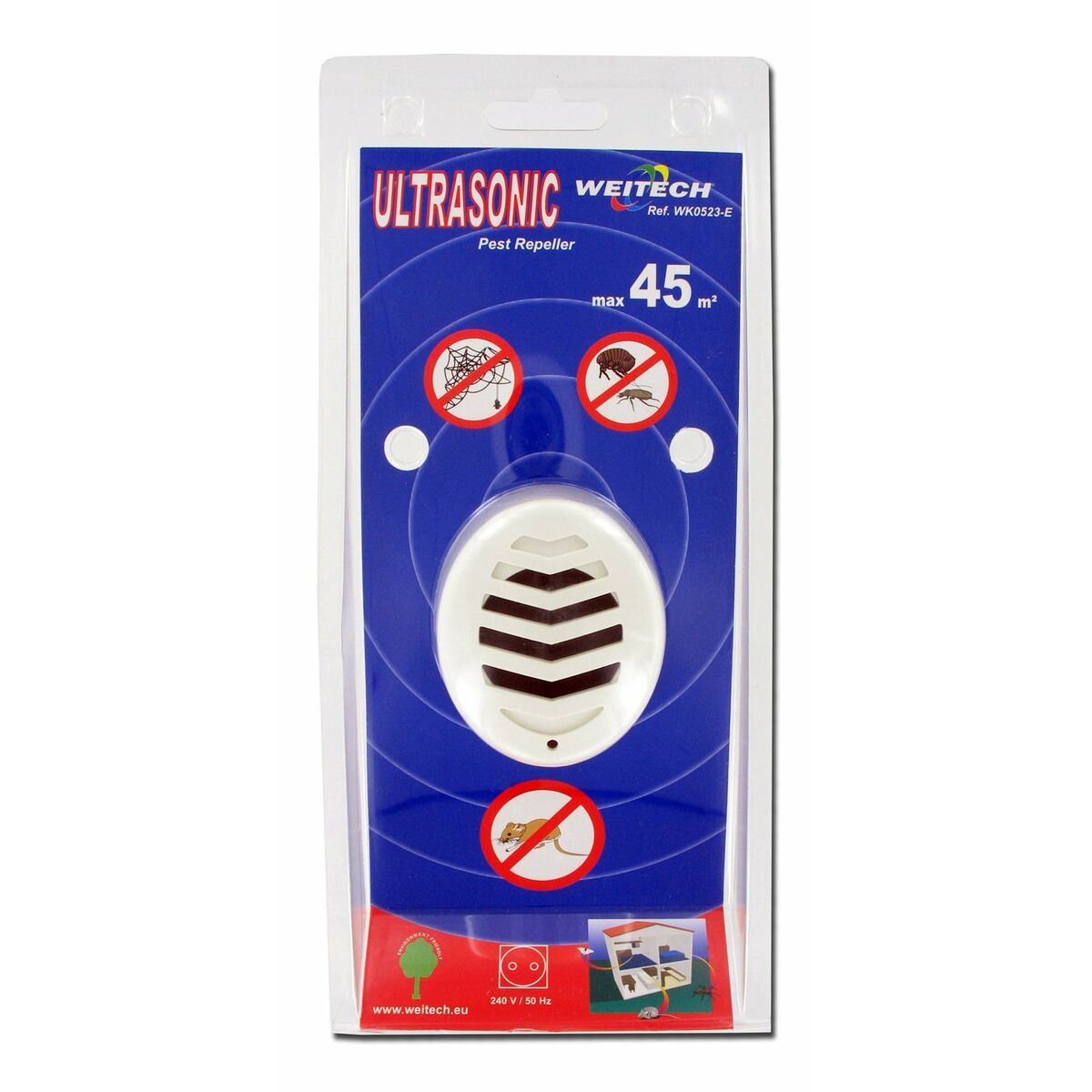 Repelent pentru dăunători Weitech Ultrasonic - Curte, Gradinărit