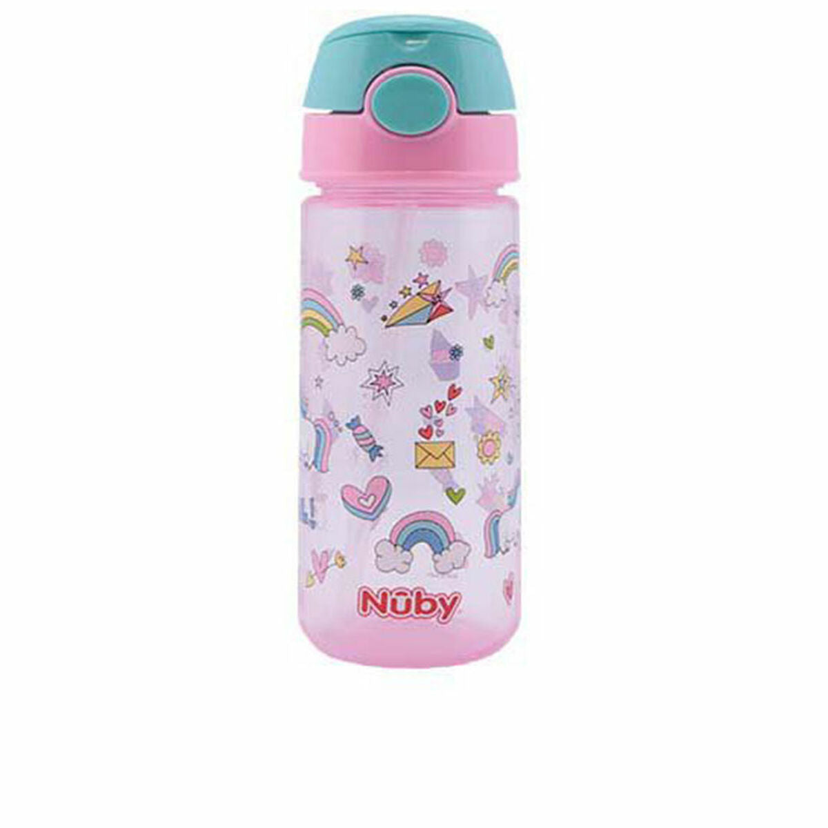 Paharul de învăţare Nûby Taza 540 ml Roz - Bebelus, Alăptarea și hrănirea
