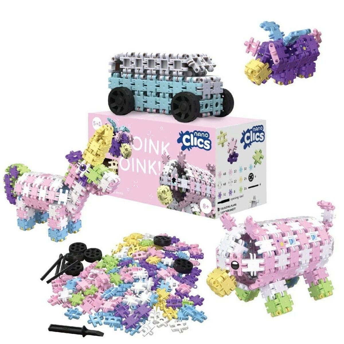 Set de Construcție Clics NC005 250 Piese - Jucarii si jocuri