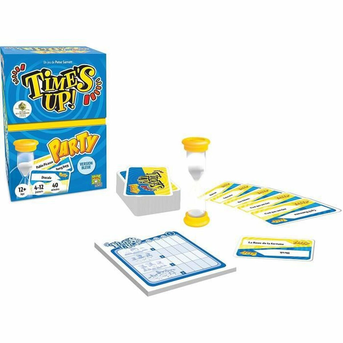 Joc deîntrebări și răspunsuri Asmodee Time's Up Party - Blue Version (FR) - Jucarii si jocuri, Jocuri și accesorii