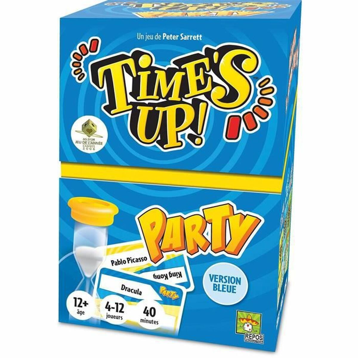 Joc deîntrebări și răspunsuri Asmodee Time's Up Party - Blue Version (FR) - Jucarii si jocuri, Jocuri și accesorii
