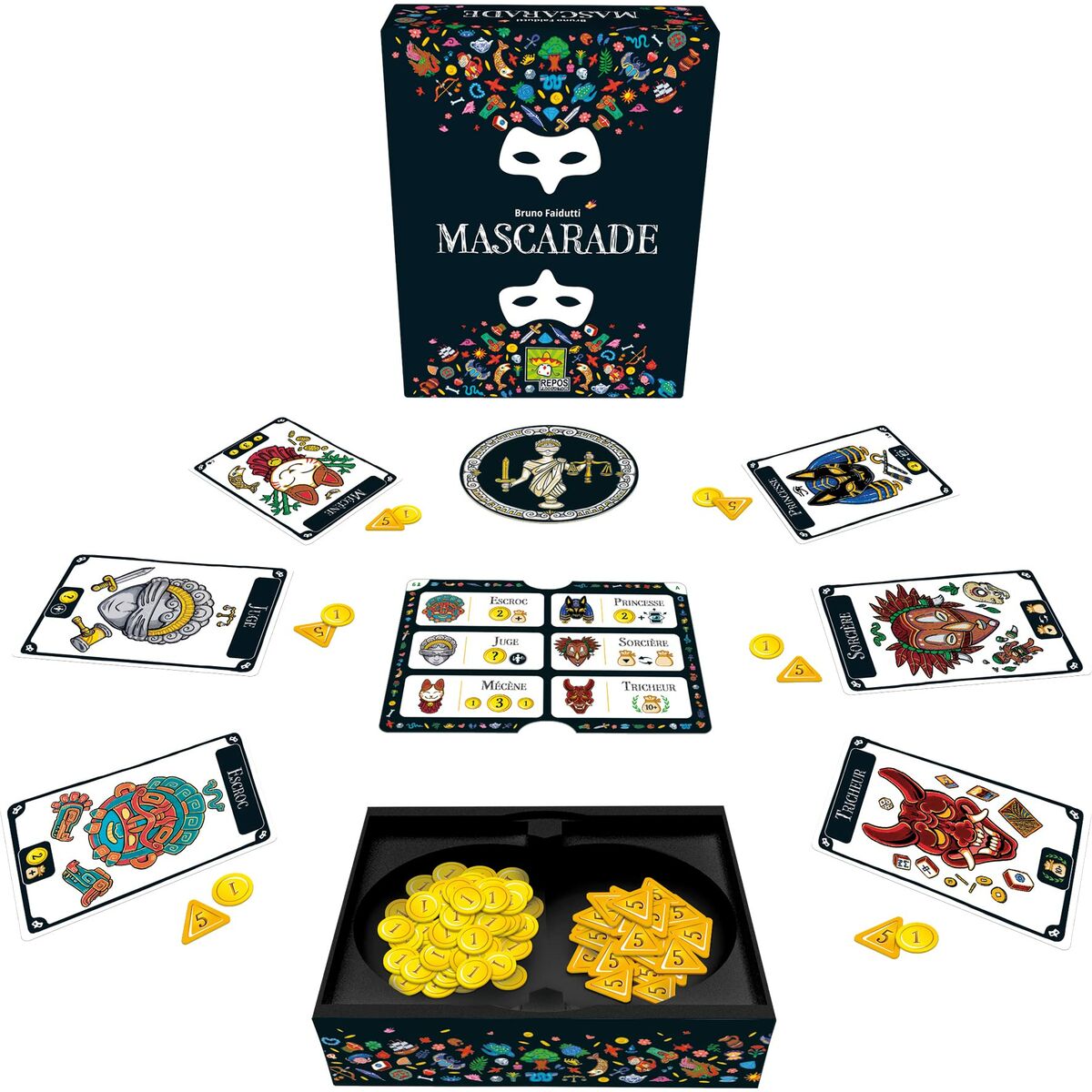 Joc de Masă Asmodee Mascarade - Jucarii si jocuri, Jocuri și accesorii