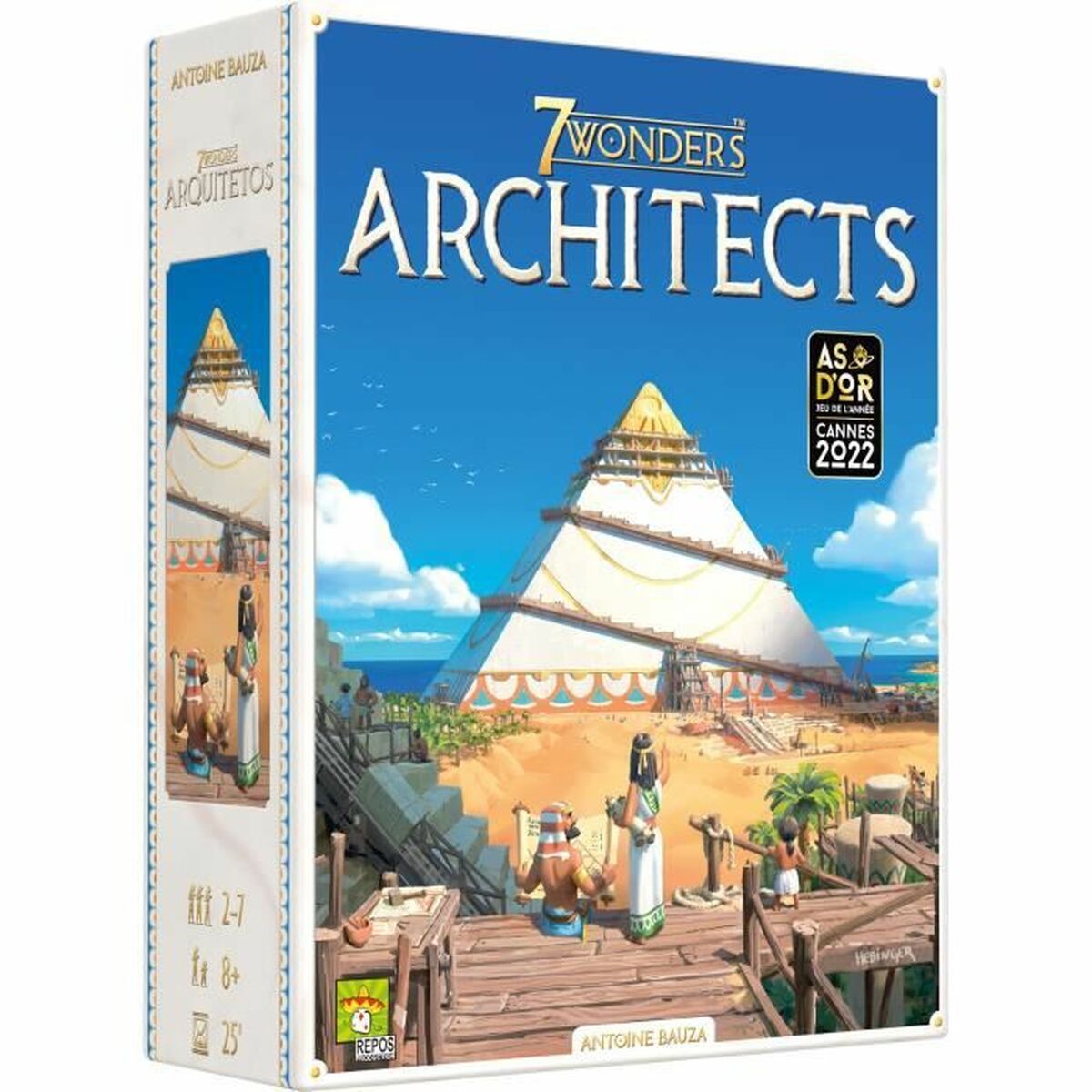 Joc de Masă Asmodee 7 Wonders: Architects (FR) - Jucarii si jocuri, Jocuri și accesorii