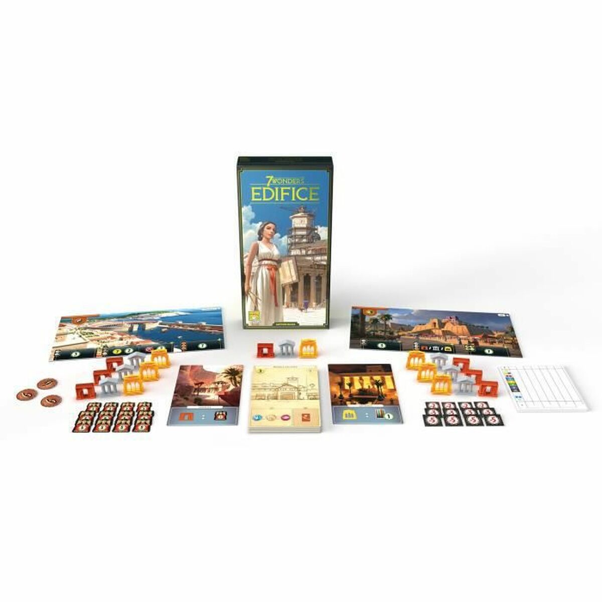 Joc de Masă Asmodee 7 Wonders: Edifice - Jucarii si jocuri, Jocuri și accesorii