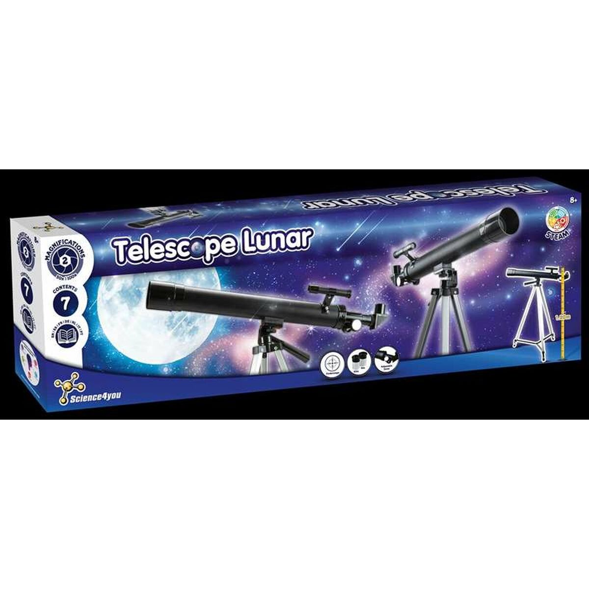 Telescop pentru copii Science4you 120 cm - Jucarii si jocuri, Învățare și educație