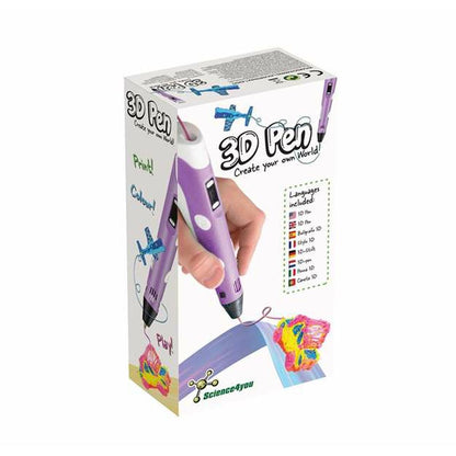 Stilou de imprimare 3D Science4you - Jucarii si jocuri, Activități creative
