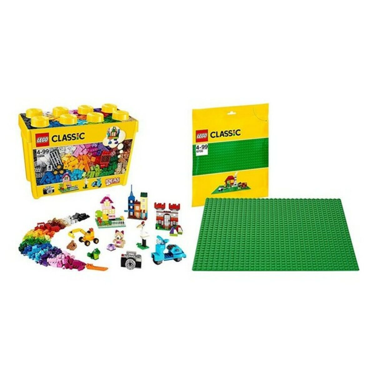Set de Construcție Brick Box Lego Classic 10698 Deluxe Creative Brick Box Multicolor (790 pcs) - Jucarii si jocuri