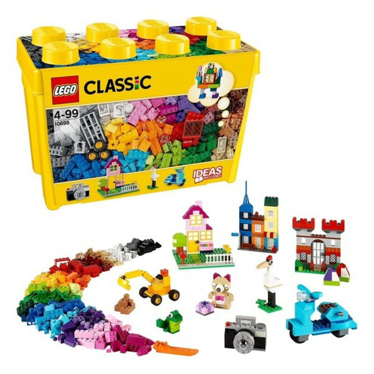 Set de Construcție Brick Box Lego Classic 10698 Deluxe Creative Brick Box Multicolor (790 pcs) - Jucarii si jocuri