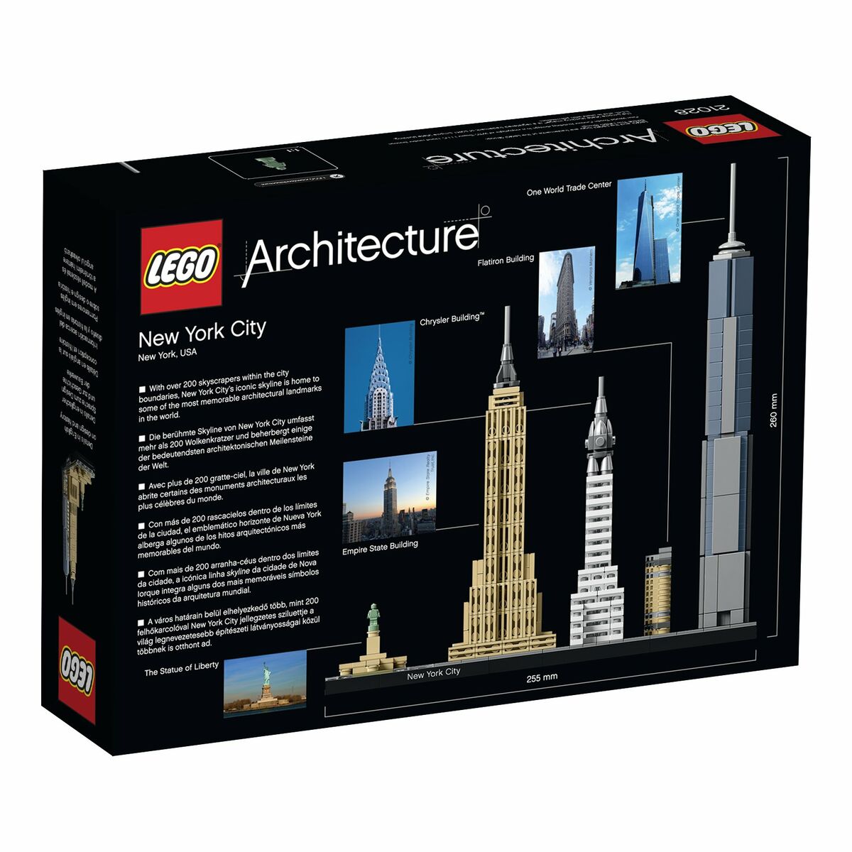 Set de Construcție Lego Architecture 21028 New York Multicolor 600 Piese - Jucarii si jocuri