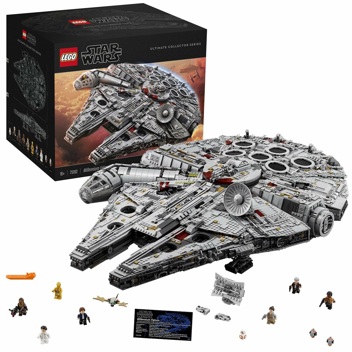 Set de Construcție Lego Star Wars 75192 Millennium Falcon 7541 Piese - Jucarii si jocuri