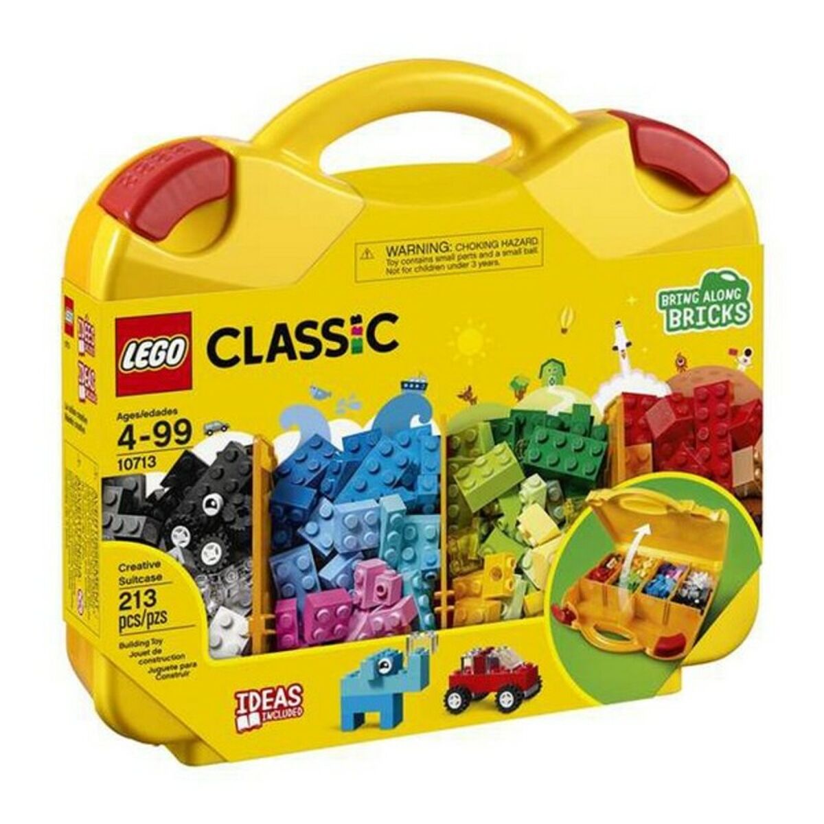 Set de Construcție Classic Creative Briefcase Lego 10713 Albastru Negru Multicolor 213 piezas (213 pcs) - Jucarii si jocuri